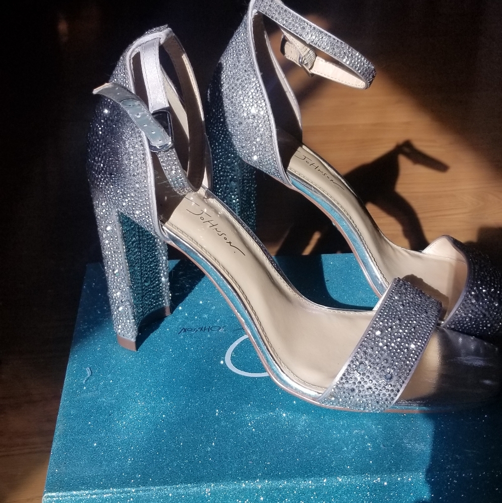 Betsey Johnson Rina Rhinestone heels
